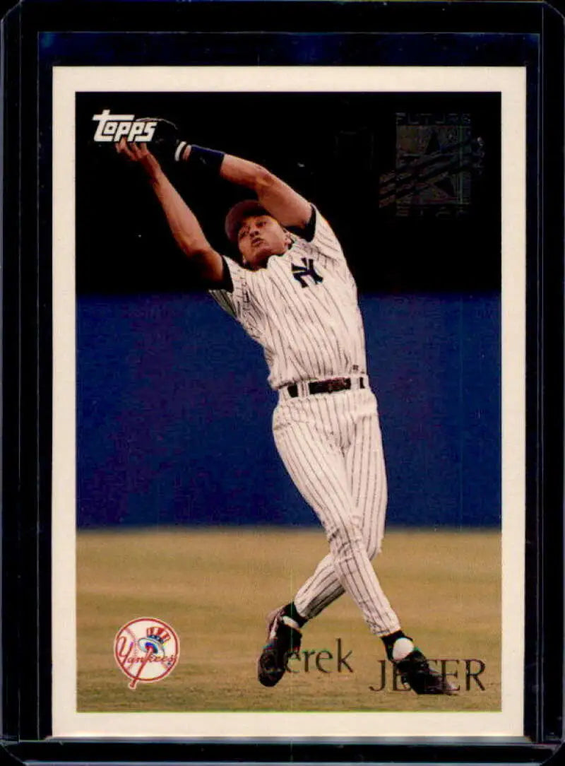 1996 Topps #219 Derek Jeter NM-MT New York Yankees Baseball Card - Baseball Card Single