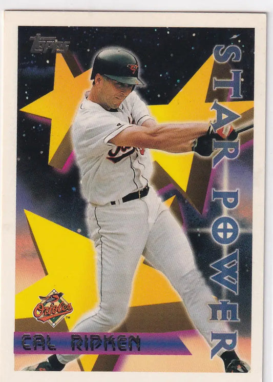 1996 TOPPS #222 CAL RIPKEN STAR POWER- BALTIMORE ORIOLES - Baseball Card Single