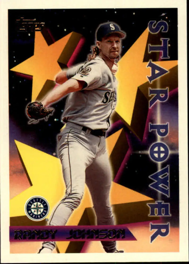 1996 Topps #224 Randy Johnson NM-MT Seattle Mariners Baseball Card - Baseball Card Single