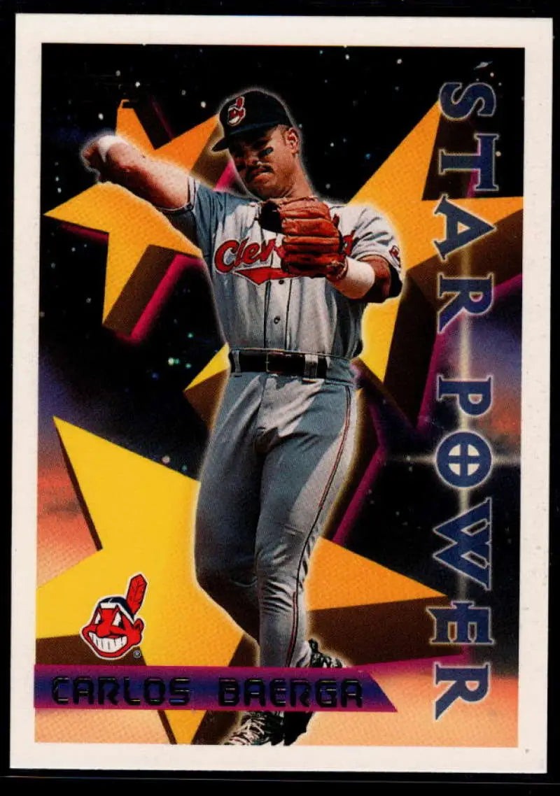 1996 Topps #226 Carlos Baerga NM-MT Cleveland Indians Baseball Card - Baseball Card Single
