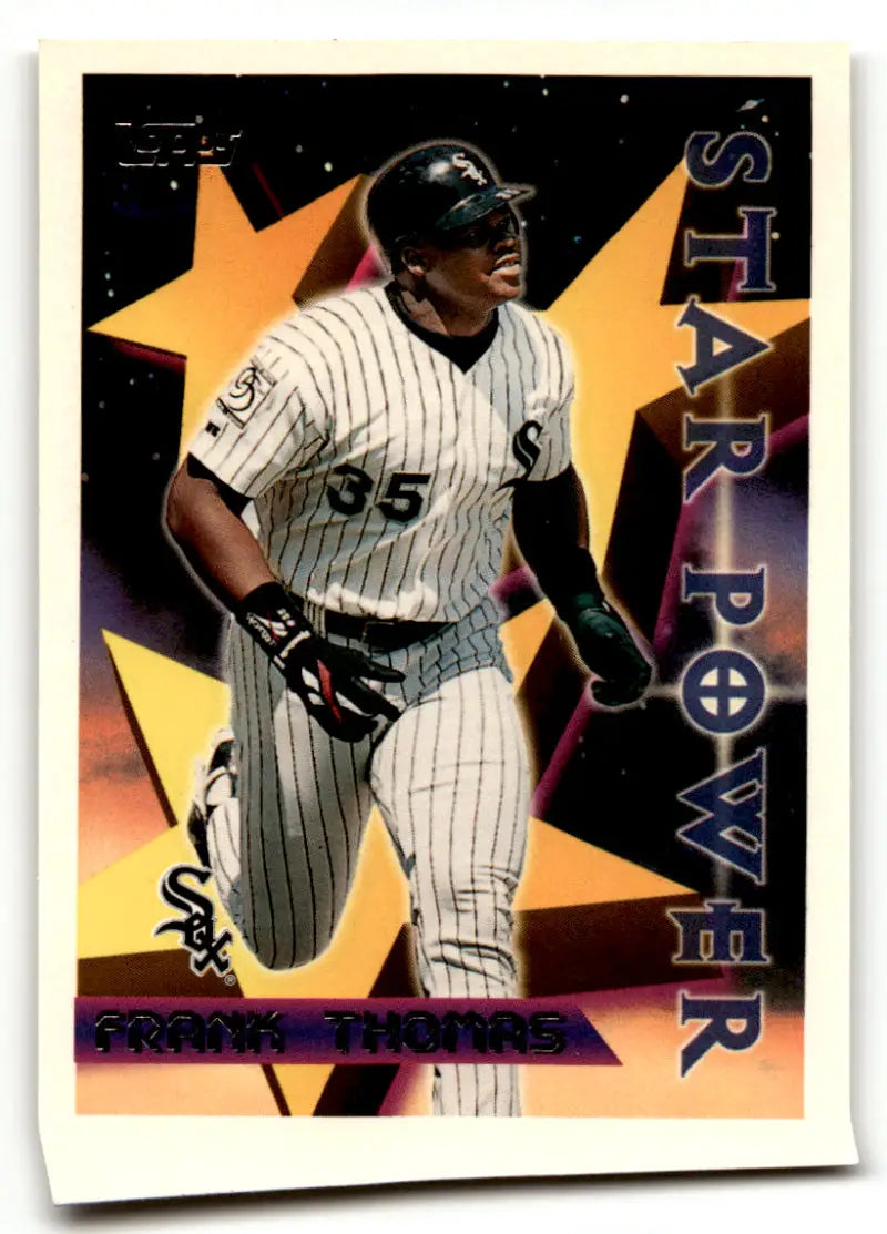 1996 Topps #229 Frank Thomas NM-MT Chicago White Sox Baseball Card - Baseball Card Single