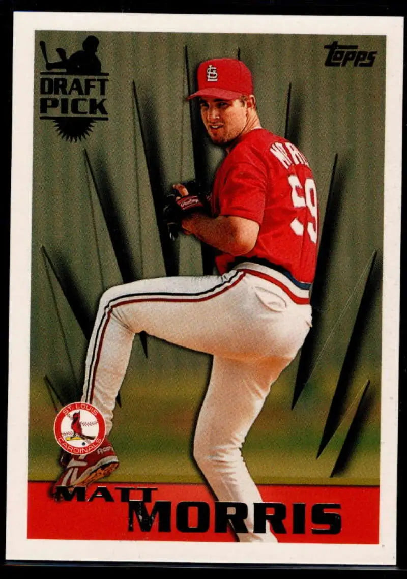 1996 Topps #232 Matt Morris NM-MT RC Rookie St. Louis Cardinals Baseball Card - Baseball Card Single