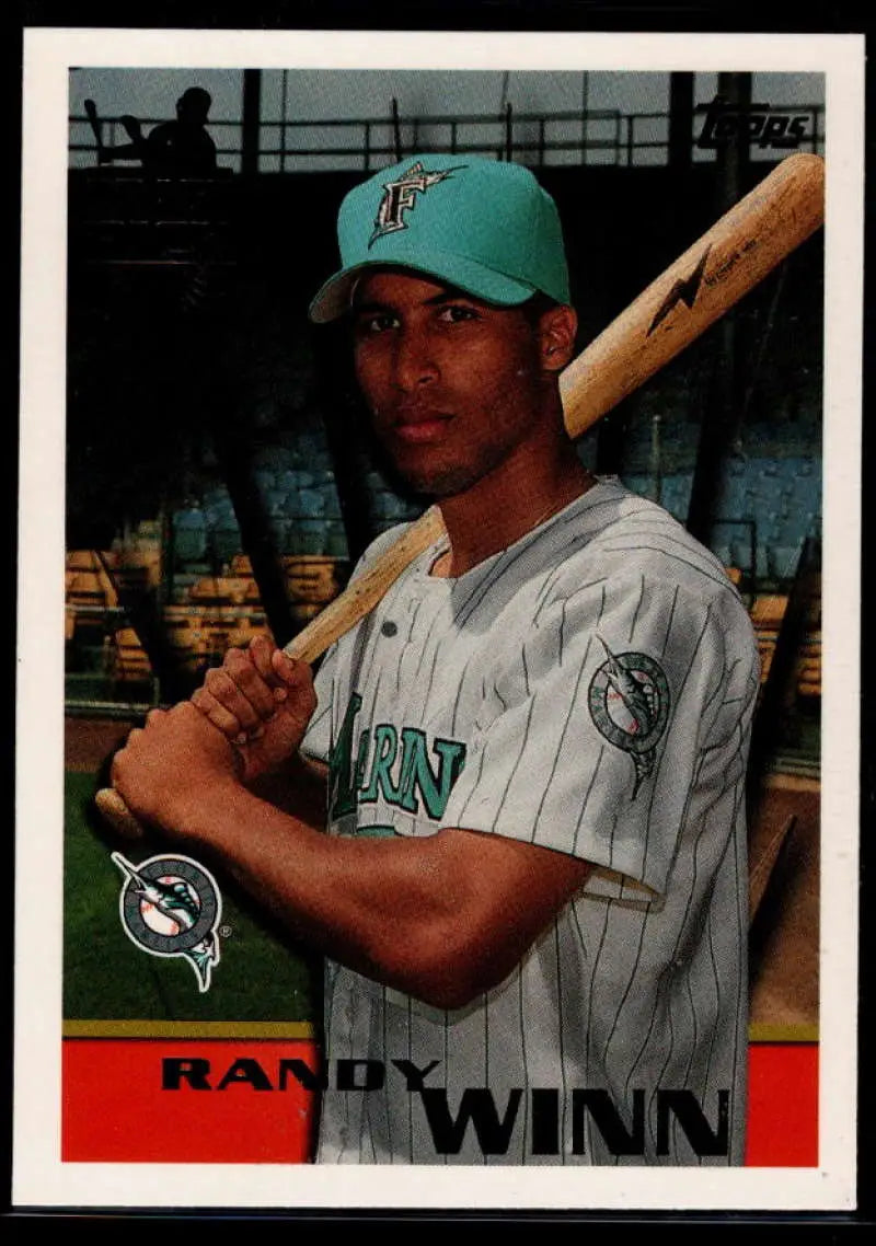 1996 Topps #235 Randy Winn NM-MT RC Rookie Florida Marlins Baseball Card - Baseball Card Single