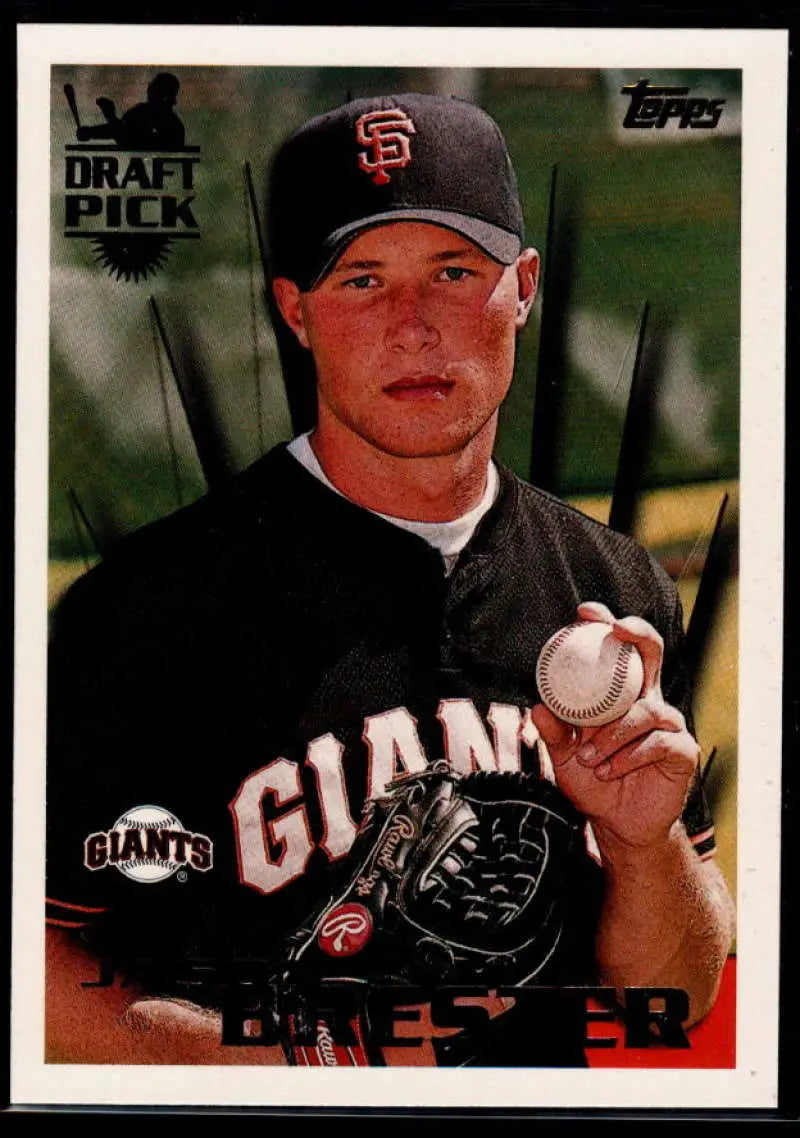 1996 Topps #237 Jason Brester NM-MT RC Rookie San Francisco Giants Baseball Card - Baseball Card Single