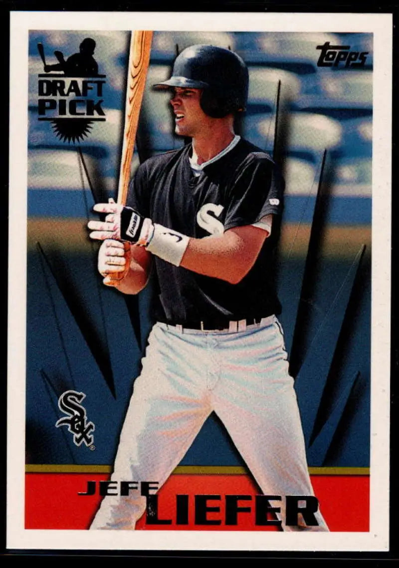 1996 Topps #243 Jeff Liefer NM-MT RC Rookie Chicago White Sox Baseball Card - Baseball Card Single