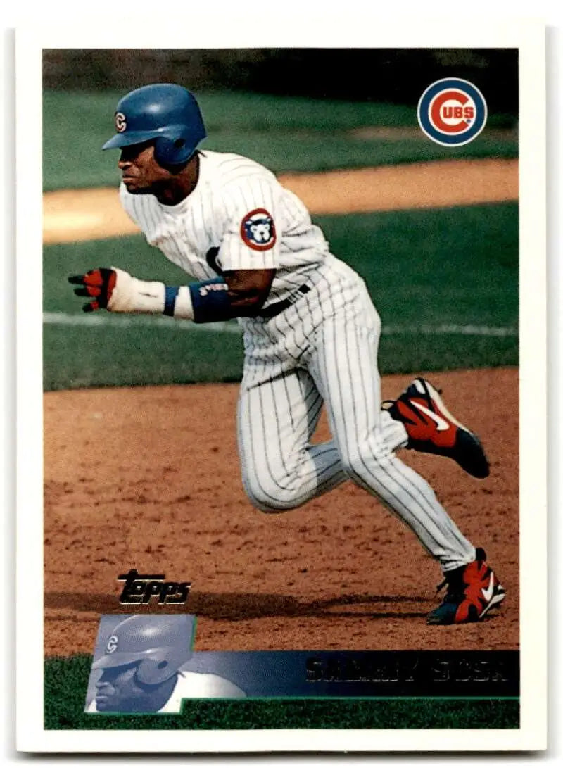 1996 Topps #252 Sammy Sosa NM-MT Chicago Cubs Baseball Card - Baseball Card Single