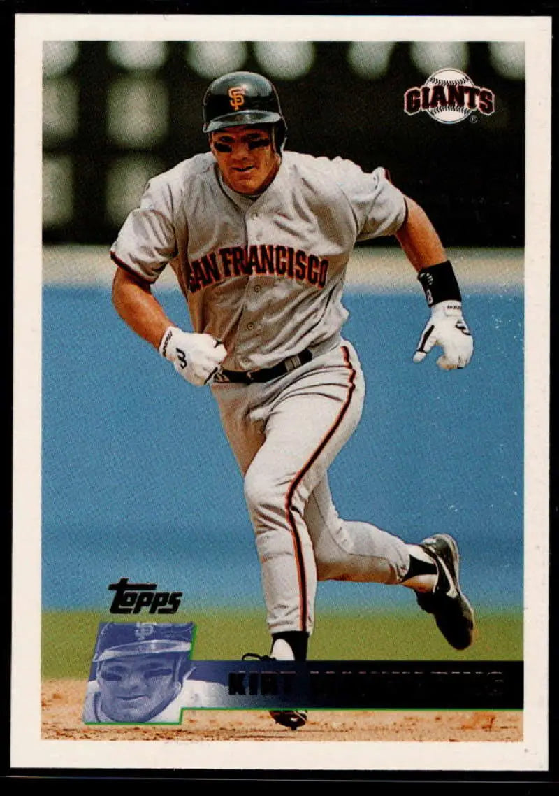 1996 Topps #260 Kirt Manwaring NM-MT San Francisco Giants Baseball Card - Baseball Card Single