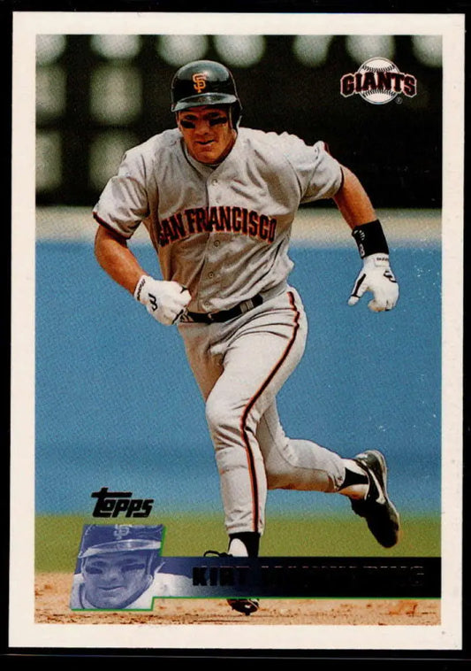 1996 Topps #260 Kirt Manwaring NM-MT San Francisco Giants Baseball Card - Baseball Card Single