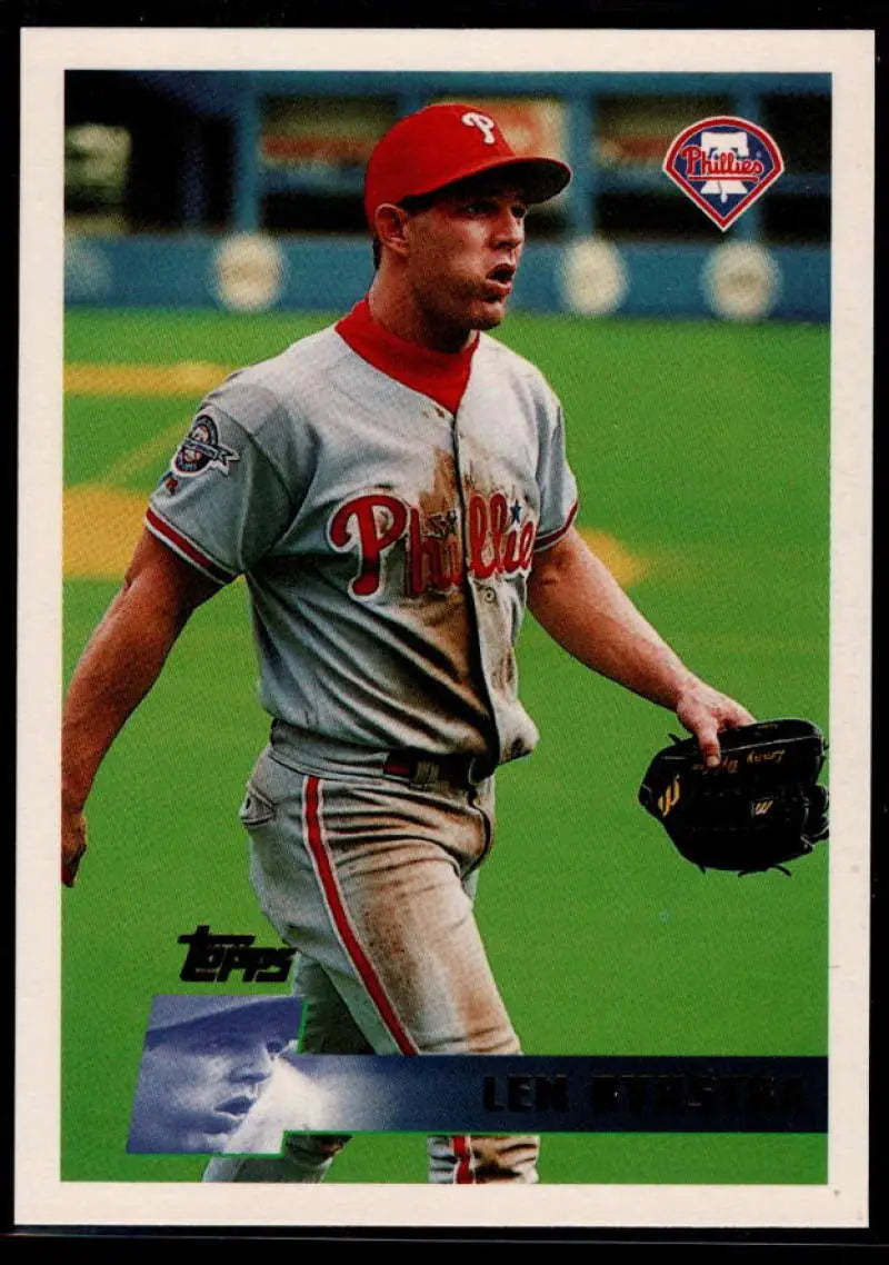 1996 Topps #261 Lenny Dykstra NM-MT Philadelphia Phillies Baseball Card