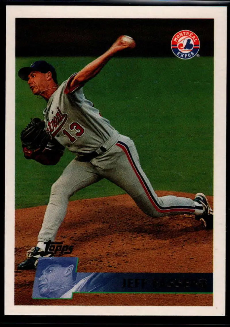 1996 Topps #269 Jeff Fassero NM-MT Montreal Expos Baseball Card - Baseball Card Single