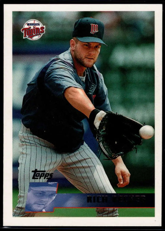 1996 Topps #28 Rich Becker NM-MT Minnesota Twins Baseball Card - Baseball Card Single