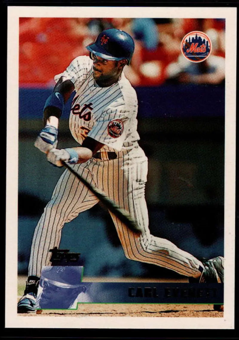 1996 Topps #281 Carl Everett NM-MT New York Mets Baseball Card - Baseball Card Single