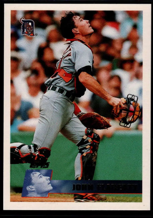 1996 Topps #291 John Flaherty NM-MT Detroit Tigers Baseball Card - Baseball Card Single