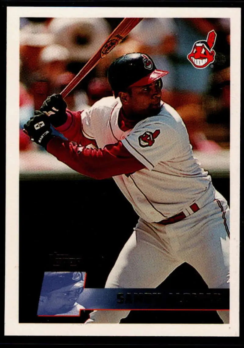 1996 Topps #294 Sandy Alomar Jr. NM-MT Cleveland Indians Baseball Card - Baseball Card Single