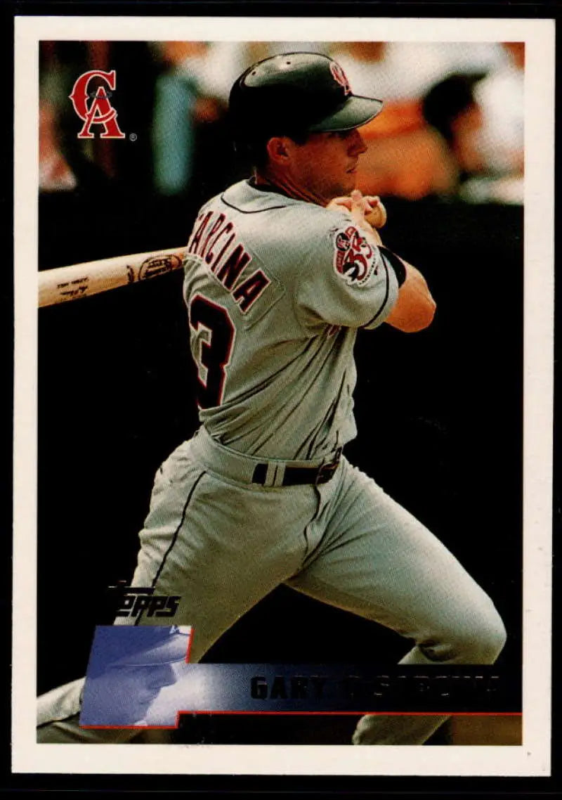 1996 Topps #296 Gary DiSarcina NM-MT California Angels Baseball Card - Baseball Card Single