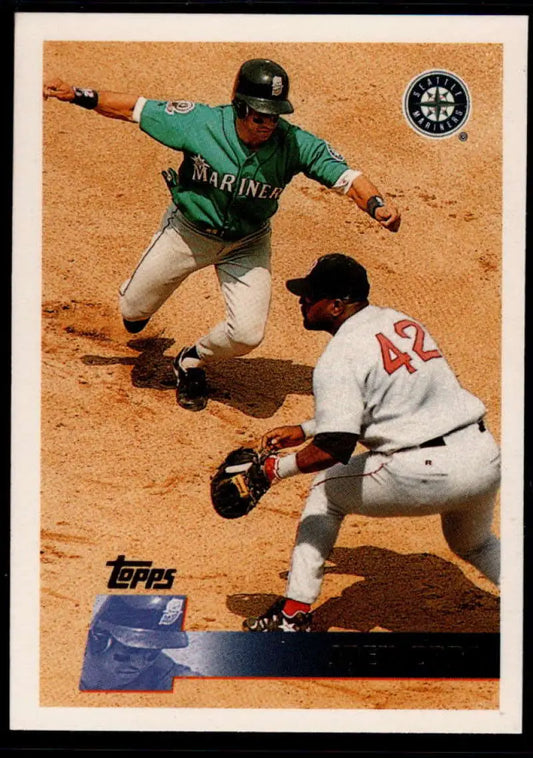 1996 Topps #304 Joey Cora NM-MT Seattle Mariners Baseball Card - Baseball Card Single