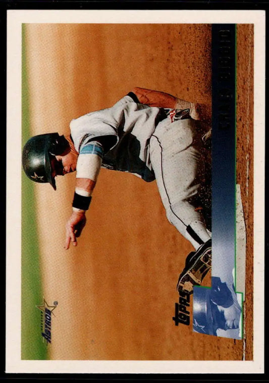 1996 Topps #306 Craig Biggio NM-MT Houston Astros Baseball Card - Baseball Card Single