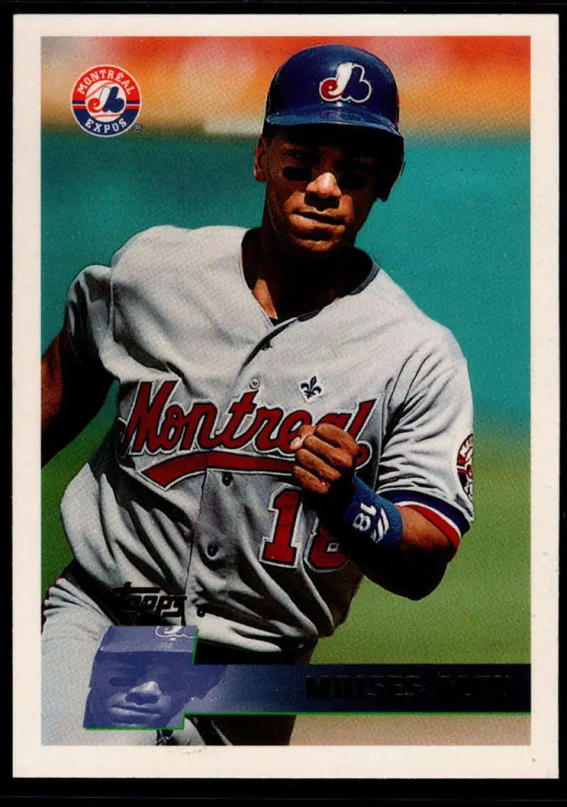 1996 Topps #309 Moises Alou NM-MT Montreal Expos Baseball Card - Baseball Card Single