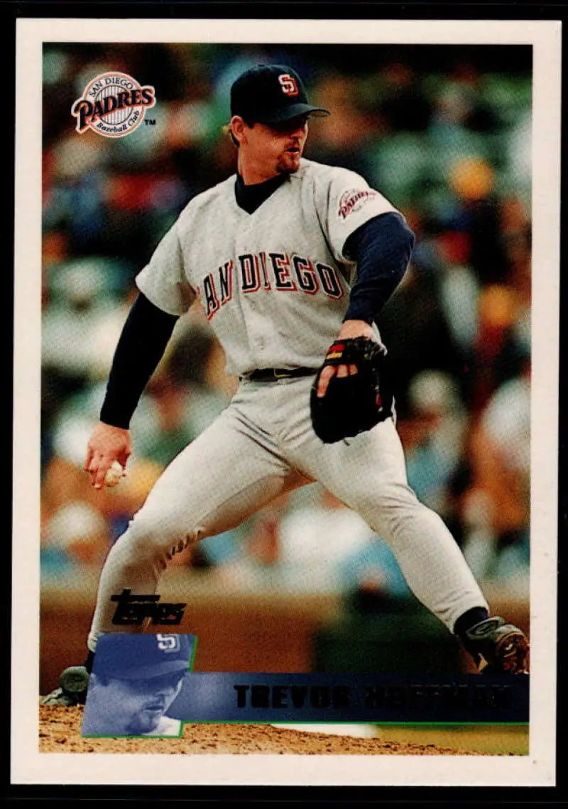 1996 Topps #313 Trevor Hoffman NM-MT San Diego Padres Baseball Card - Baseball Card Single