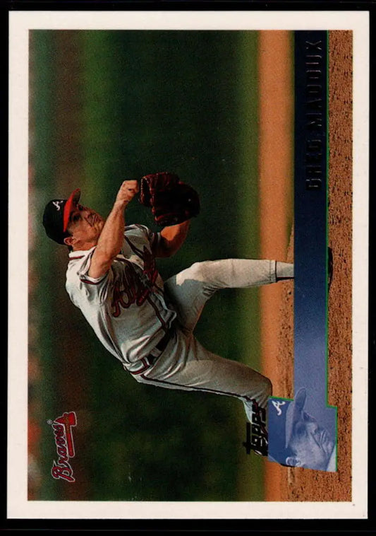 1996 Topps #318 Greg Maddux NM-MT Atlanta Braves Baseball Card - Baseball Card Single
