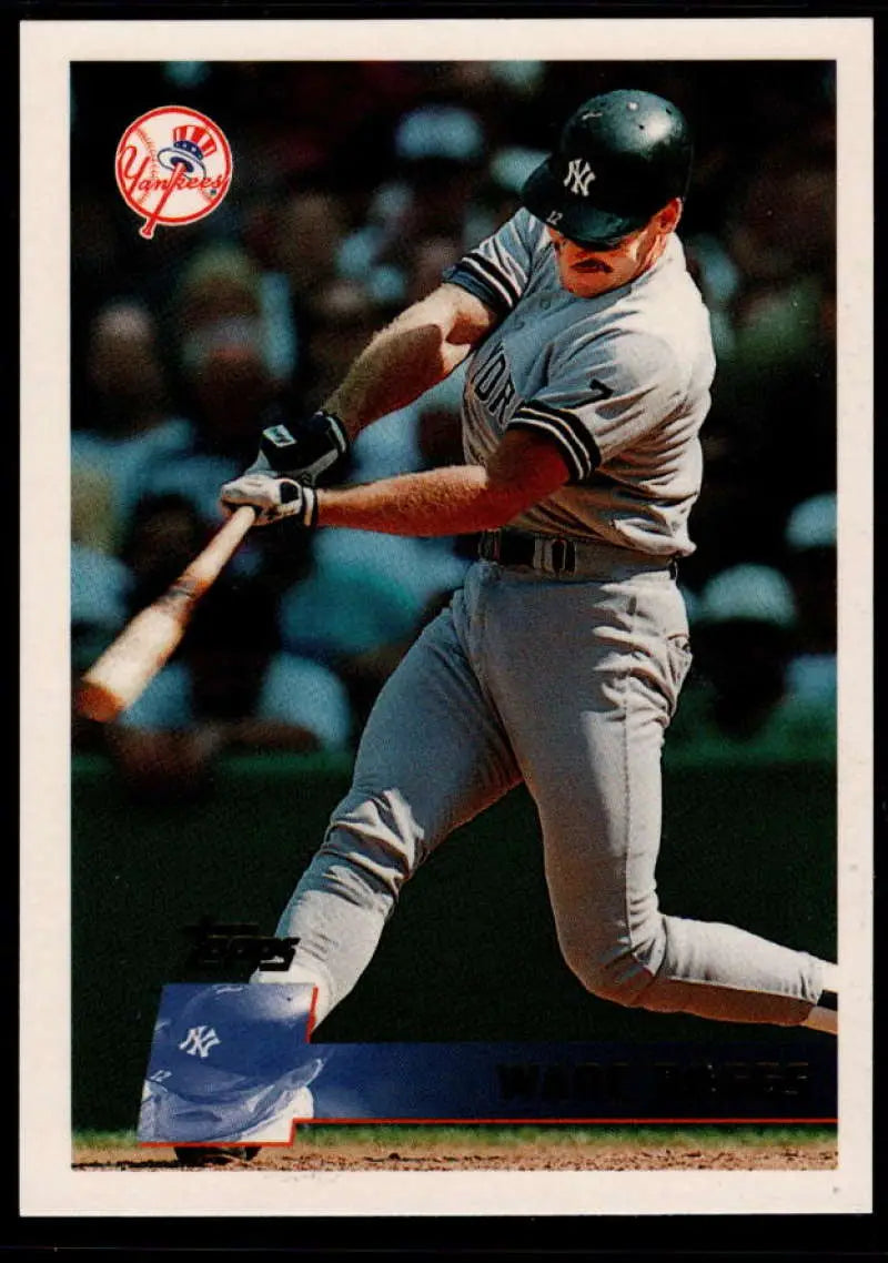 1996 Topps #323 Wade Boggs NM-MT New York Yankees Baseball Card - Baseball Card Single