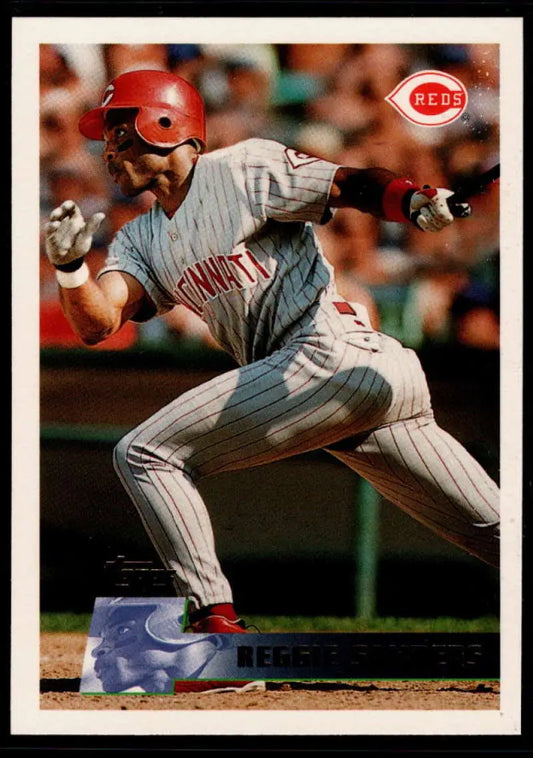 1996 Topps #330 Reggie Sanders NM-MT Cincinnati Reds Baseball Card - Baseball Card Single