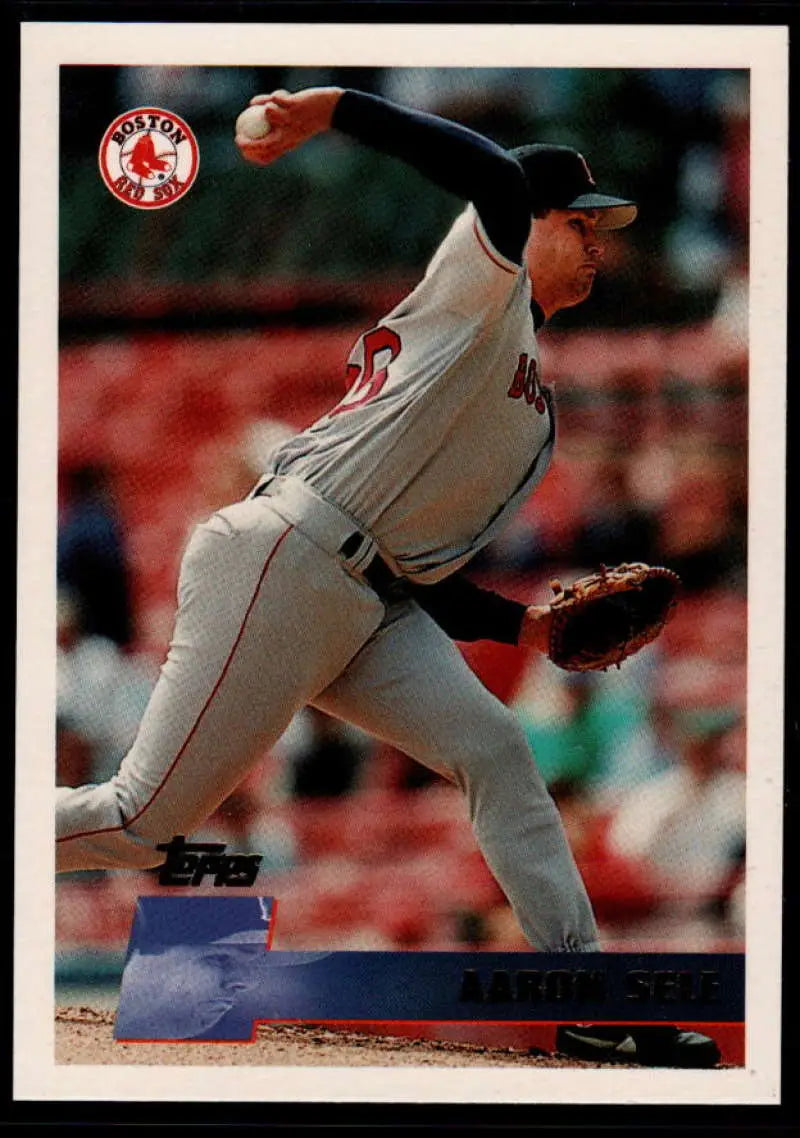 1996 Topps #332 Aaron Sele NM-MT Boston Red Sox Baseball Card - Baseball Card Single