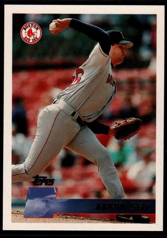 1996 Topps #332 Aaron Sele NM-MT Boston Red Sox Baseball Card - Baseball Card Single