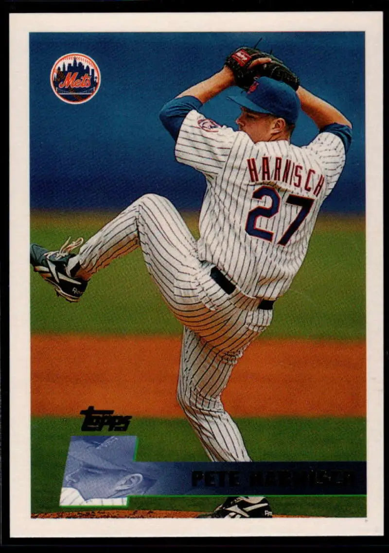 1996 Topps #333 Pete Harnisch NM-MT New York Mets Baseball Card - Baseball Card Single