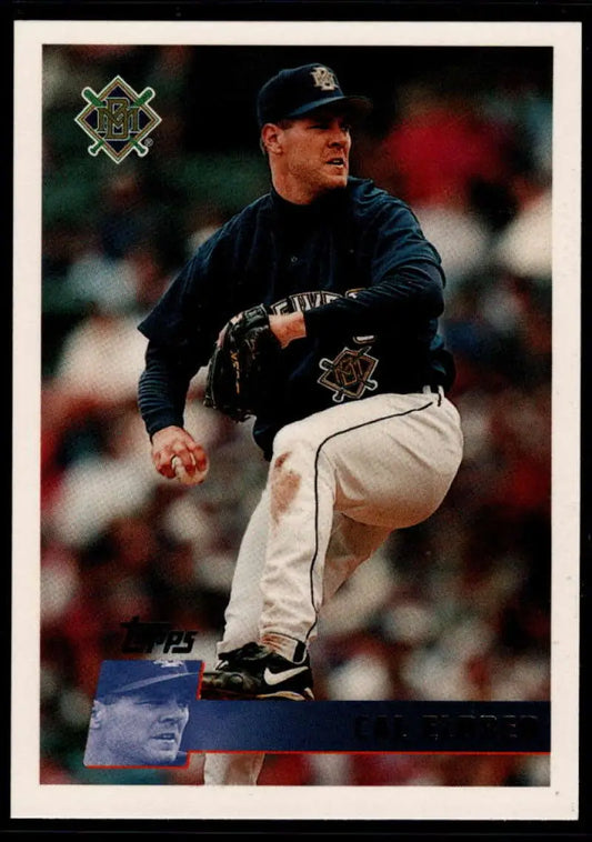 1996 Topps #335 Cal Eldred NM-MT Milwaukee Brewers Baseball Card - Baseball Card Single