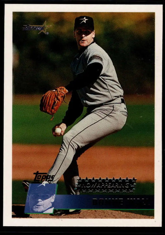 1996 Topps #341 Donne Wall NM-MT Houston Astros Baseball Card - Baseball Card Single