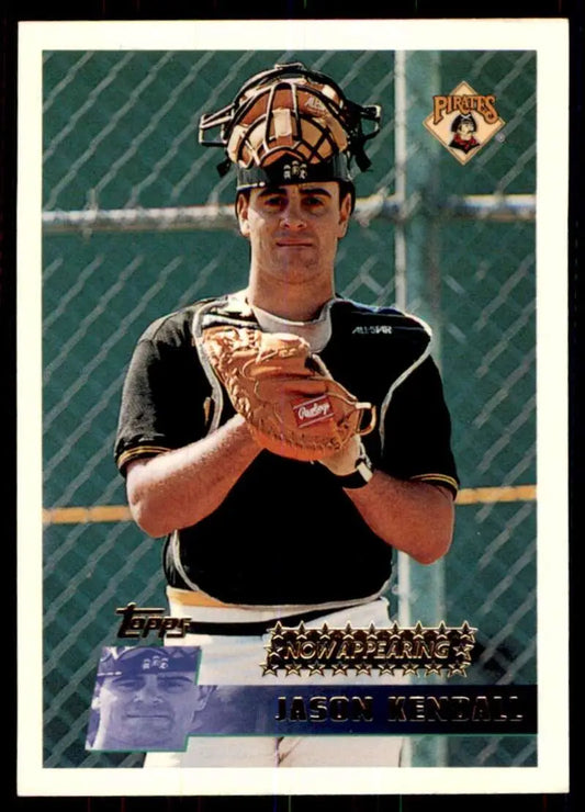 1996 Topps #342 Jason Kendall NM-MT Pittsburgh Pirates Baseball Card - Baseball Card Single