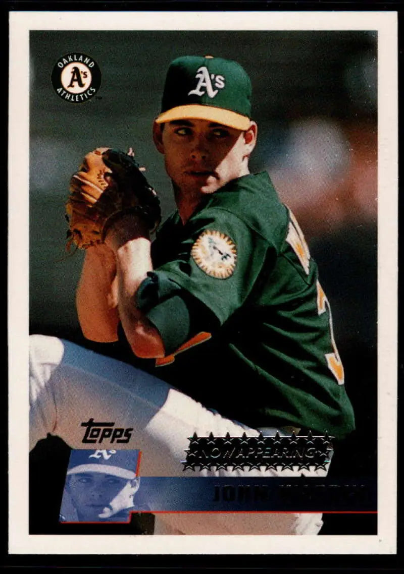 1996 Topps #349 John Wasdin NM-MT Oakland Athletics Baseball Card
