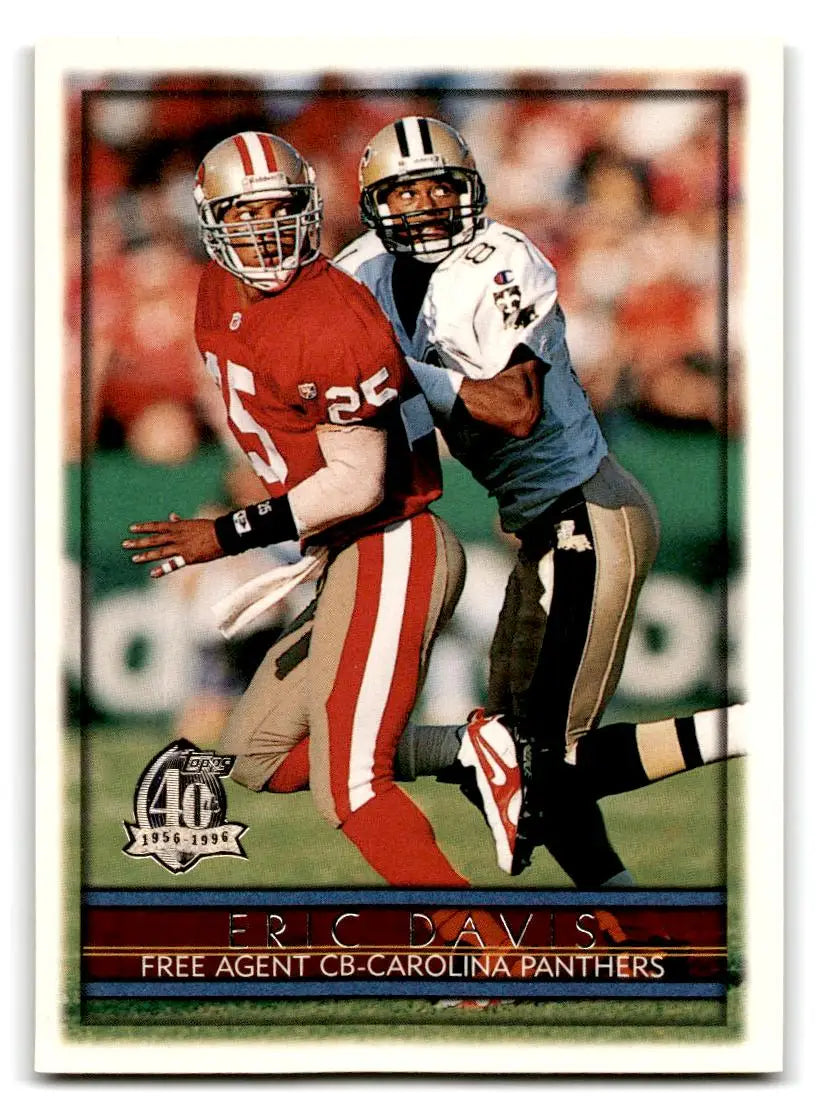 1996 Topps #354 Eric Davis - Football Card Single