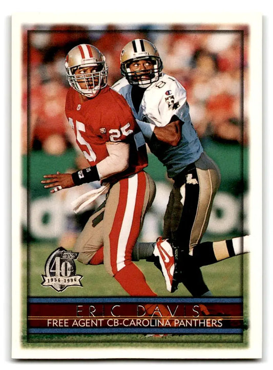 1996 Topps #354 Eric Davis - Football Card Single