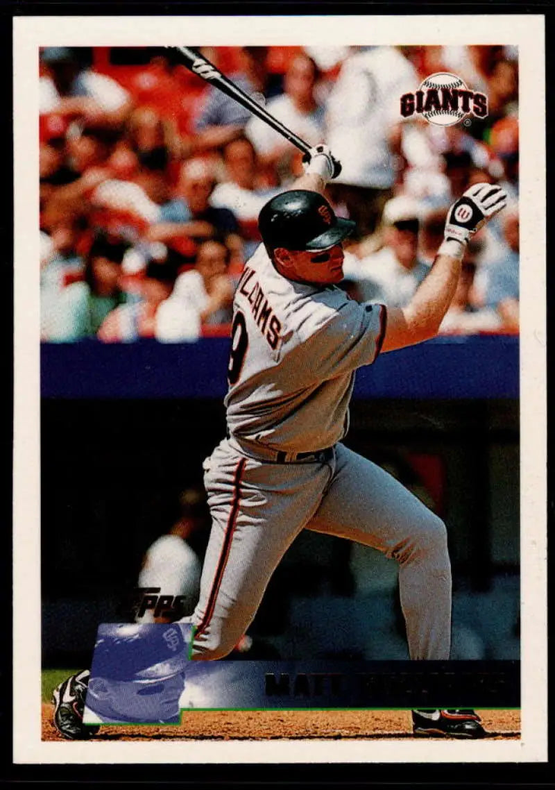 1996 Topps #360 Matt Williams NM-MT San Francisco Giants Baseball Card - Baseball Card Single