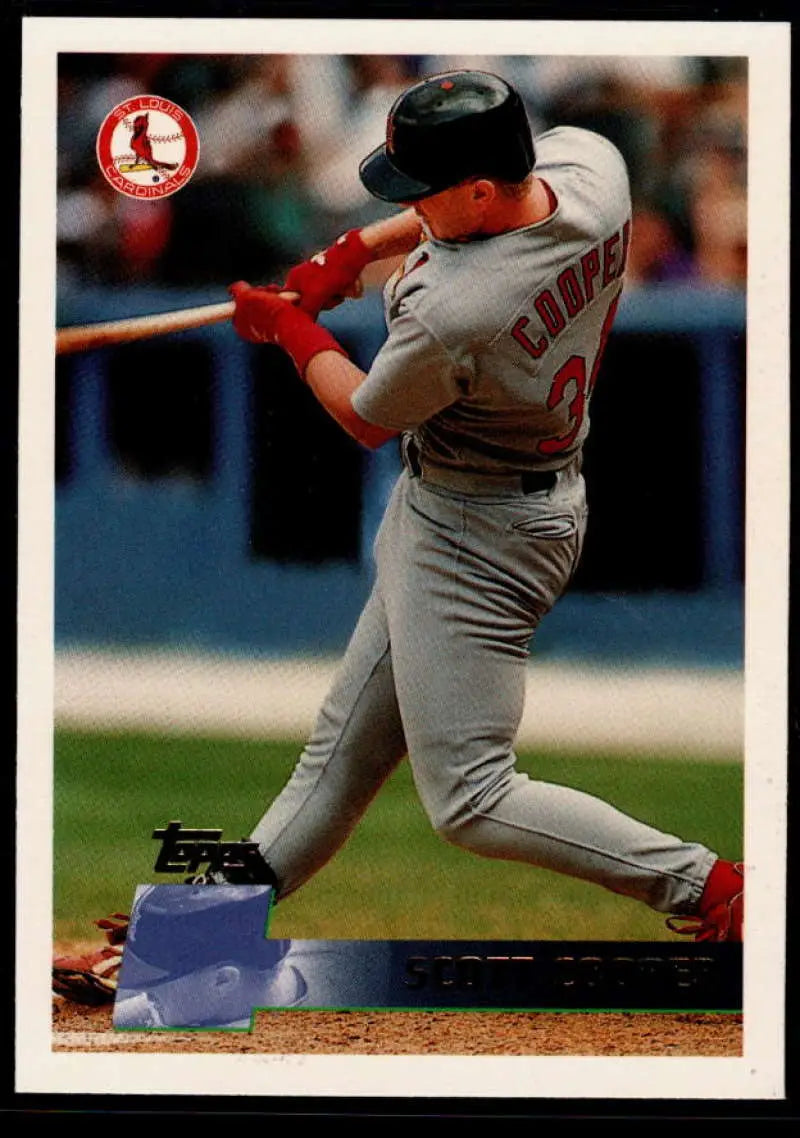 1996 Topps #371 Scott Cooper NM-MT St. Louis Cardinals Baseball Card - Baseball Card Single