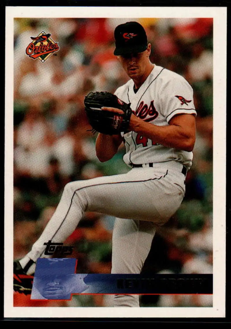 1996 Topps #376 Kevin Brown NM-MT Baltimore Orioles Baseball Card - Baseball Card Single