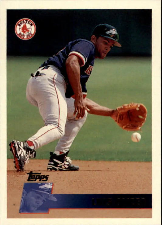 1996 Topps #377 Luis Alicea NM-MT Boston Red Sox Baseball Card - Baseball Card Single
