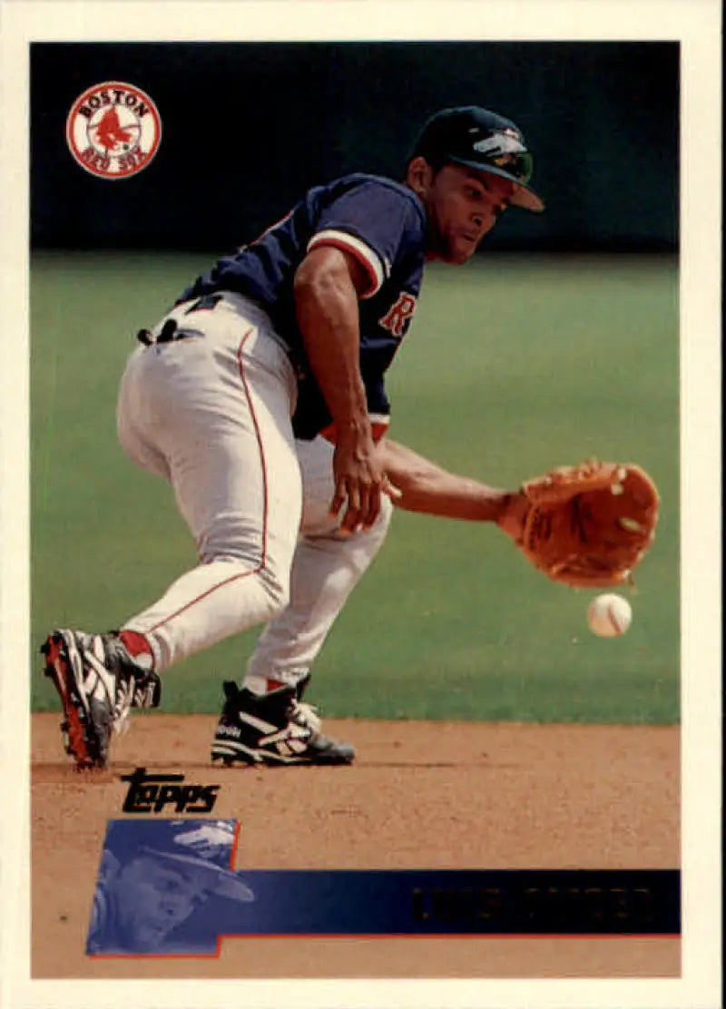 1996 Topps #377 Luis Alicea NM-MT Boston Red Sox Baseball Card - Baseball Card Single