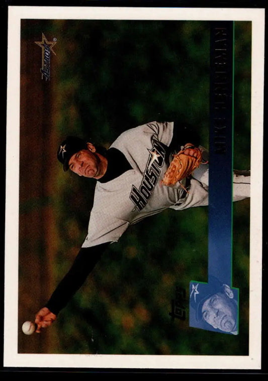 1996 Topps #390 Mike Henneman NM-MT Houston Astros Baseball Card