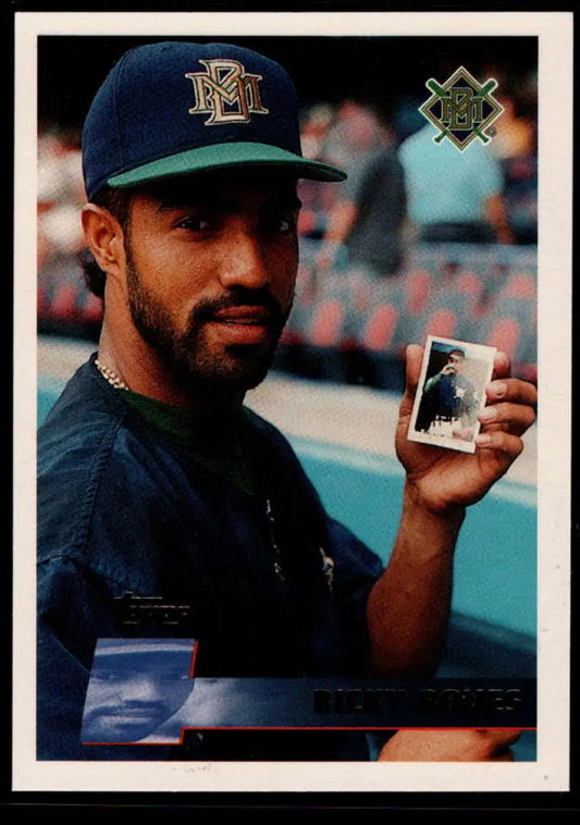 1996 Topps #396 Ricky Bones NM-MT Milwaukee Brewers Baseball Card - Baseball Card Single