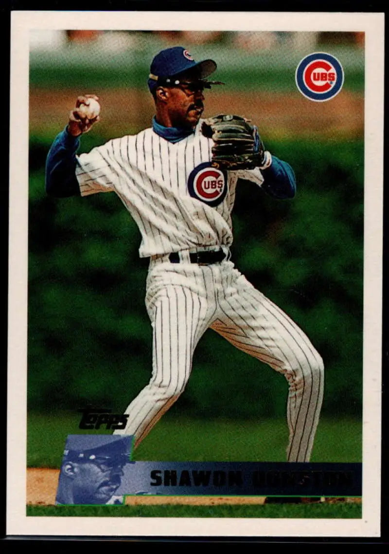 1996 Topps #399 Shawon Dunston NM-MT Chicago Cubs Baseball Card - Baseball Card Single