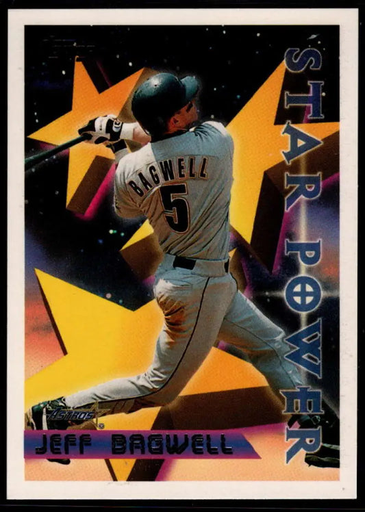 1996 Topps #4 Jeff Bagwell NM-MT Houston Astros Baseball Card - Baseball Card Single