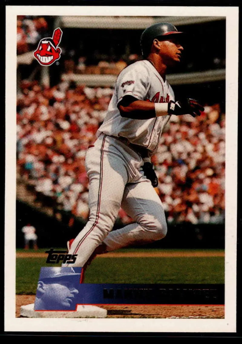 1996 Topps #400 Manny Ramirez NM-MT Cleveland Indians Baseball Card - Baseball Card Single