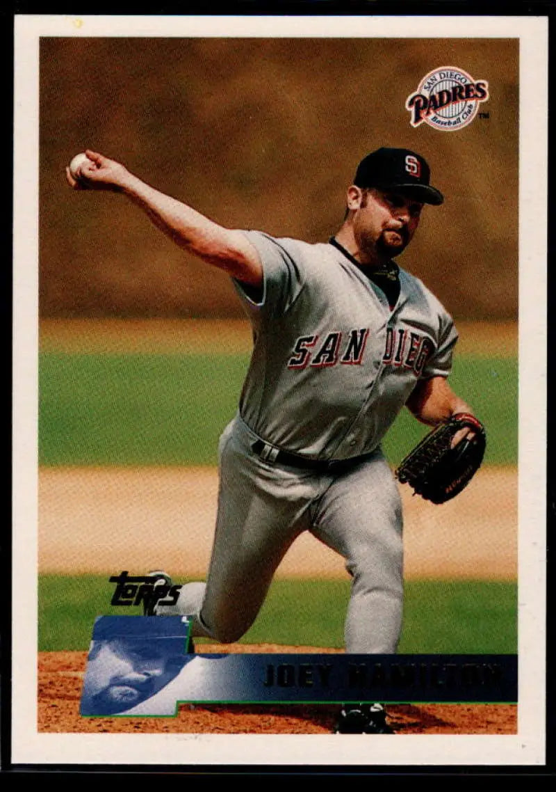 1996 Topps #403 Joey Hamilton NM-MT San Diego Padres Baseball Card - Baseball Card Single