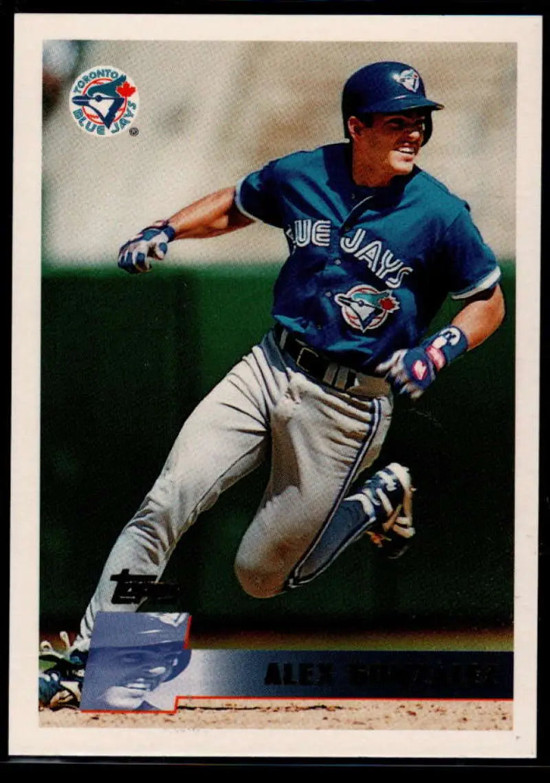 1996 Topps #404 Alex Gonzalez NM-MT Toronto Blue Jays Baseball Card - Baseball Card Single