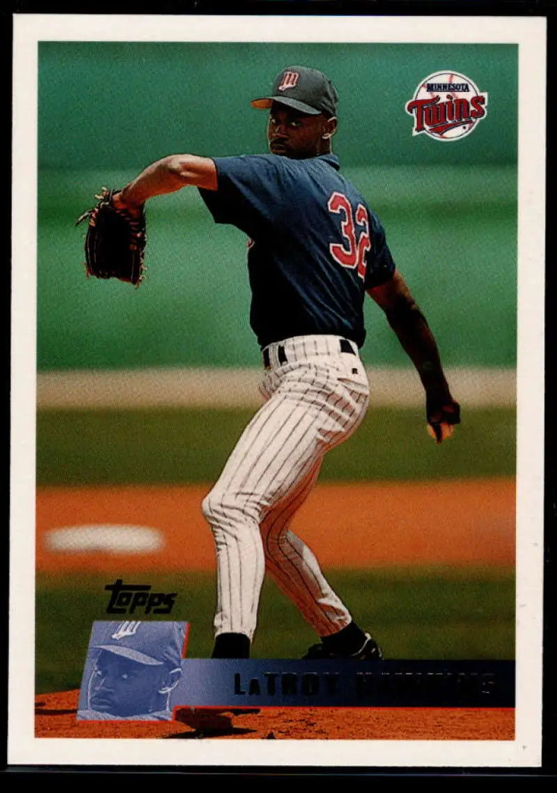 1996 Topps #407 LaTroy Hawkins NM-MT Minnesota Twins Baseball Card - Baseball Card Single