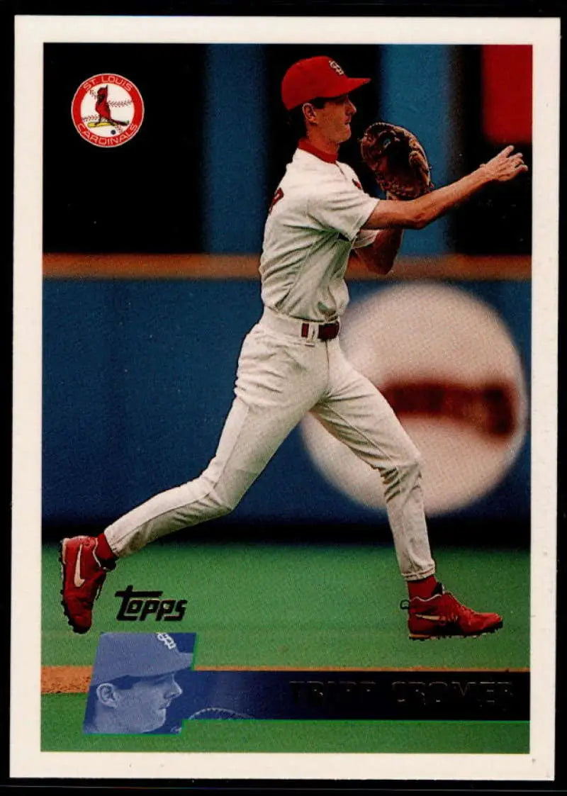 1996 Topps #41 Tripp Cromer NM-MT St. Louis Cardinals Baseball Card - Baseball Card Single