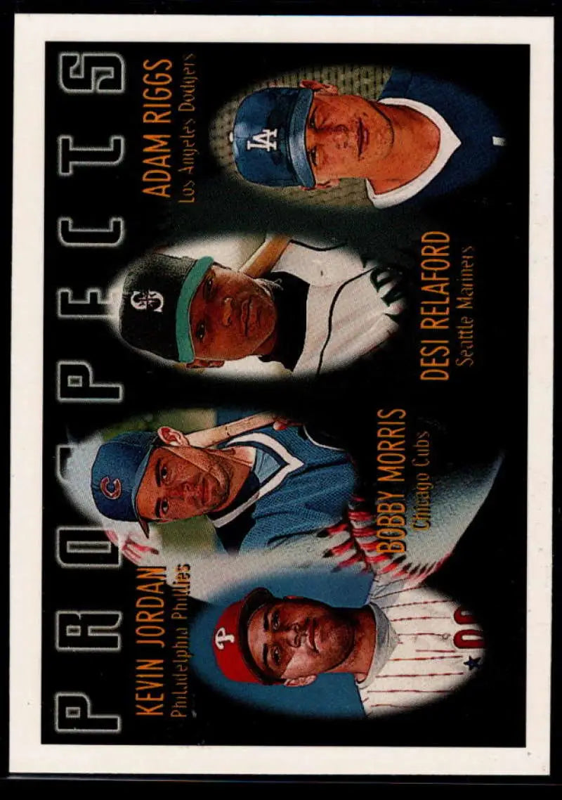 1996 Topps #426 Kevin Jordan/Bobby Morris/Desi Relaford/Adam Riggs NM-MT RC Rookie Philadelphia Phillies/Chicago